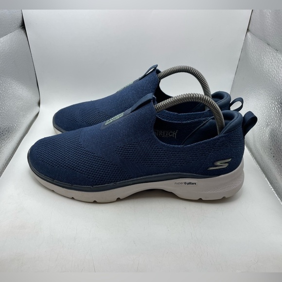 Skechers Go Walk 6 Joy women’s Navy Slip-On Shoes size 8.5 - Picture 1 of 9